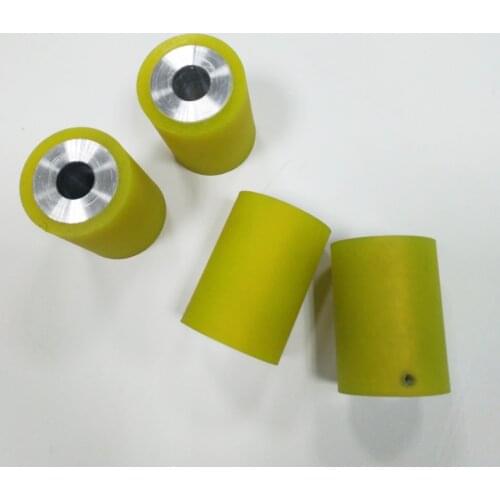 1 PCS Wire Cable Stripping Machine Spare Parts Yellow Color Roller for Small Wire with Soft Material