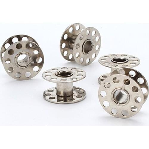 10PCS Metal Bobbins Spool High Quality Sewing Craft Tool Stainless Steel Sewing Machine Bobbins Spool Craft Practical Tool