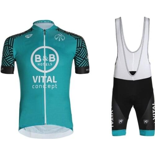 2020 VITAL CONCEPT TEAM SHORT SLEEVE CYCLING JERSEY SUMMER CYCLING WEAR ROPA CICLISMO+BIB SHORTS WITH POWER BAND