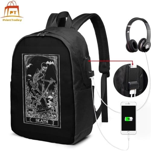 Tarot Backpack Tarot Backpacks High quality Men - Women Bag Multifunction Print Trending Sports Student Bags