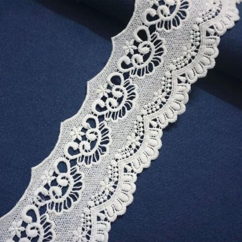 9CM New embroidered water-soluble lace dress accessories DIY lace dress Trimming Lace Sale For 5 Yard