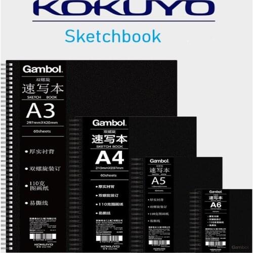 Sketchbook Diary For Drawing Painting Graffiti Soft Cover Black Paper Sketchbook Notepad Notebook Office School Supplies