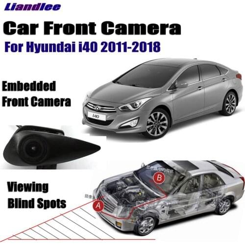 Car Front View Logo Camera For Hyundai I40 2011-2018 2012 2015 Not Rear View Backup Parking Camera HD Night Vision Accessories
