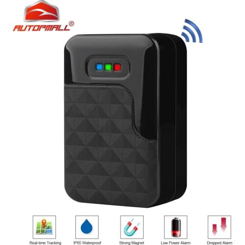 Car GPS Tracker Lifetime Free Web APP G200 Real-time Locator Vehicle Tracker Car GPS 6000mAh Waterproof Magnet Voice Monitor