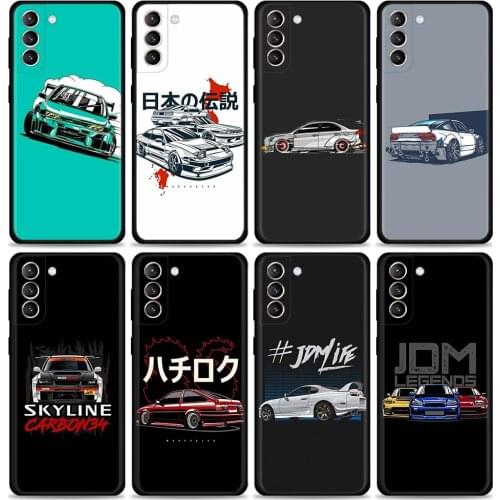 Smartphone Case For Samsung Galaxy S20 FE S21 Ultra S9 S10 Plus Lite S10e Back Cover Funda Bag sports car jdm drift