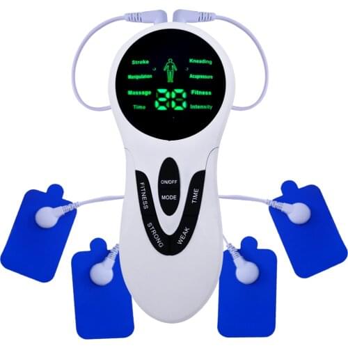 EMS Body Electrical Muscle Stimulator Tens Acupuncture Slimming Massager 8 Modes Digital Therapy for Back Neck Foot Health Care