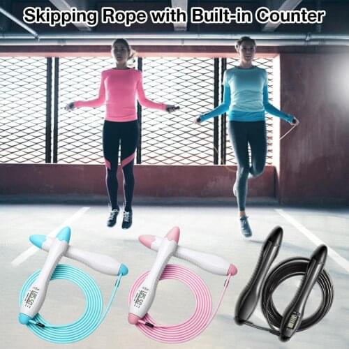 Electronic Gym Skipping Rope LCD Display Smart Skipping Rope With Built-in Counter Wireless Digital Electric Jump Skipp Ropes