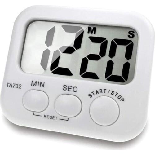 Quality Digital Kitchen Timer, Large Screen Large Font Display, Magnetic Back Cooking Timer, Loud Alarm