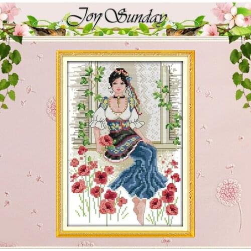 Beauty Patterns Counted Cross Stitch 11CT 14CT Cross Stitch Set Wholesale Cross-stitch Kit Embroidery Needlework home decor