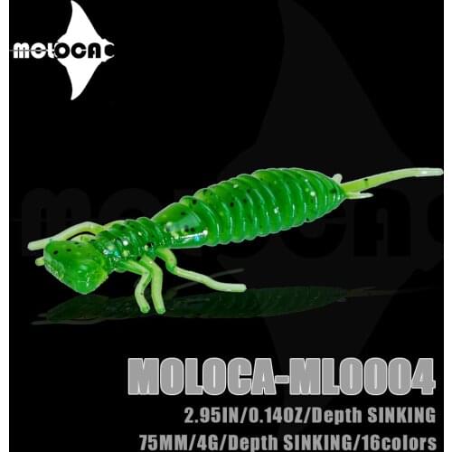 Softbait Silicone Fishing Luer 75mm 8pcs/bag Leurre Souple Brochet Isca Artificial Bait Pesca Accesorios Mar Seabass Fish Tackle