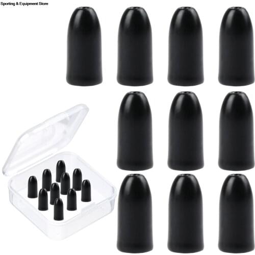 New 10Pcs/set Fishing Tungsten Weights Copper Alloy Weight Bullet Shape Sinkers Flipping/Worm Weights1.8/3.5/5.3/7g