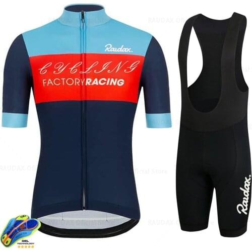 2021 FACTORY RACING SHORT SLEEVE CYCLING JERSEY New Team UCINEOS Style Mens Cycling Clothing Triathlon Suit Maillot Ciclismo