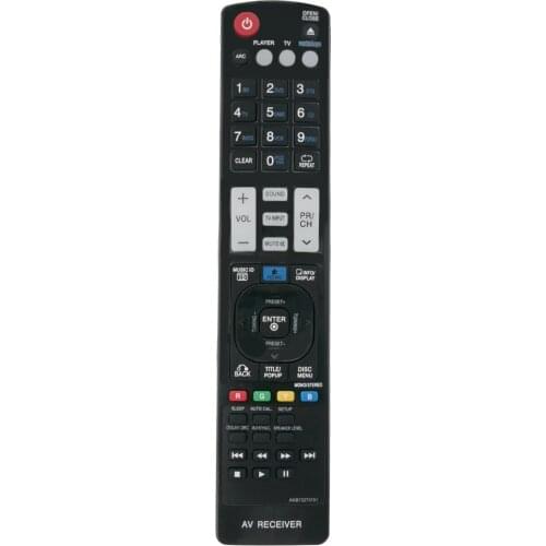 New AKB73275701 Replaced Remote Control fit for LG AV RECEIVER Home Audio System