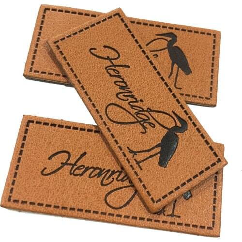 Very Cheaper Custom Engraved Debossed Logo Clothing Leather Label Patch For Jeans