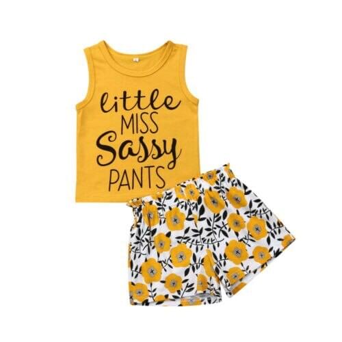 Baby Clothes Summer Baby Boy Beach Fashion Printing Tops+Leisure Pant Suite Set Clothes