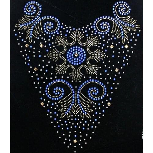 Collar Hot Picture Clothes Hot Rhinestone Pattern Sticker Finished Picture Sticker Rhinestone Clothing Accessories DIY Jewelry