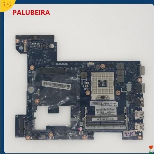 PALUBEIRA Laptop motherboard for Lenovo G580 P580 QIWG5_G6_G9 LA-7982P 15.6 inch laptop USB3.0 HM76 (Support I3 I5 I7 cpu) Chips