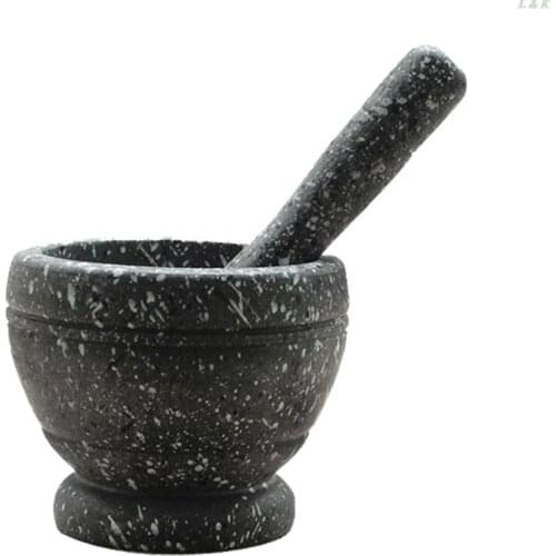 Resin Mortar Pestle Tool Set 11 Cm Large Mortar Kitchen Herbs Spices Food Shredi