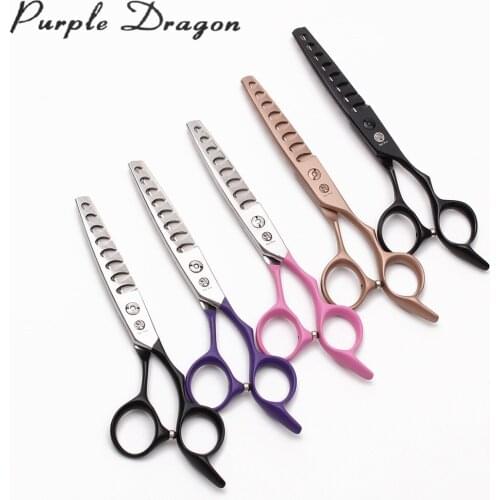 9122# 6" 17cm Purple Dragon JP Titanium Professional Hairdressing Scissors Cutting Scissors Thinning Scissors Salon Hair Shears