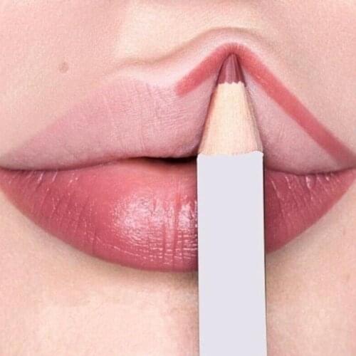 Waterproof Lip Line Lipstick Pen Long-lasting Red Lip Pencil Makeup Lipstick Velvet Lips Up Make Nude Sexy