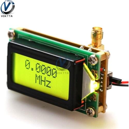 High Accuracy Frequency Counter RF Meter 1-500 MHz Tester Module Digital LCD Screen Frequency Counter Tester for Radio