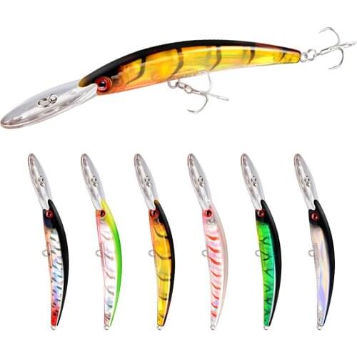 1pcs 17cm 24g Wobbler Fishing Lure Big Crankbait Minnow Peche Bass Trolling Artificial Bait Pike Carp lures Peche Fishing tackle