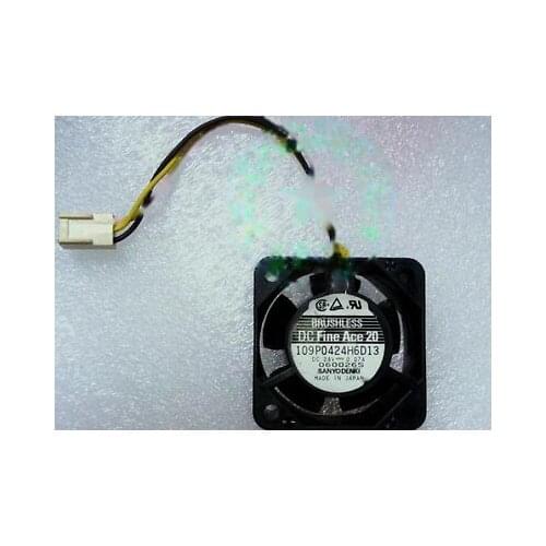 1pc new fan 109P0424H6D13 24V 0.07A San Ace40 40*20MM freeship