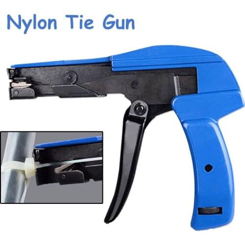 10pcs/lot Tensioning Guns Cutting Tools Plastic Nylon Cable Tie Gun Nylon Cable Tie Gun Plastic Tension Tool HS-600A