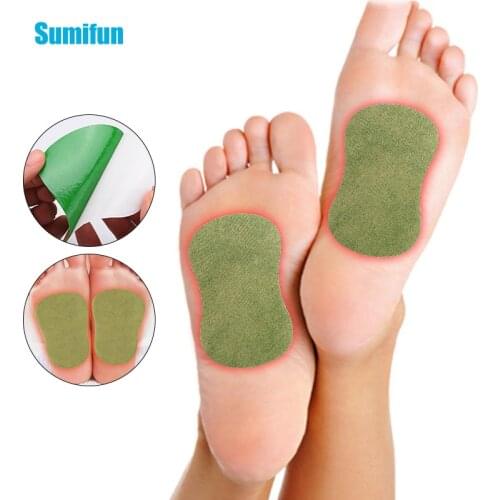 10pcs Wormwood Extracted Foot Patch Detox Improve Sleep Fat Reduction Foot Pads Ahesives Herbal Plaster Body Relax Slim Plaster