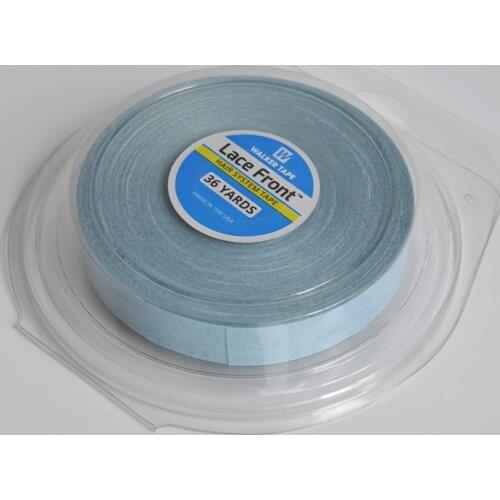 3/4inch(1.9cm)*36yards Blue Strong Wig Lace Front Support Double-Sided Adhesives Tape For Lace Wigs/Hair Tape Extension/Toupee