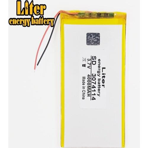 3.7 V lithium polymer battery 4000 mah ultra-thin hih-capacity DIY tablet 3074114