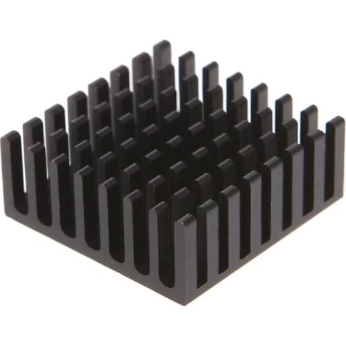 5Pcs 25*25*10mm Aluminum Heatsink Block Computer Cooler Electronic Chip Radiator