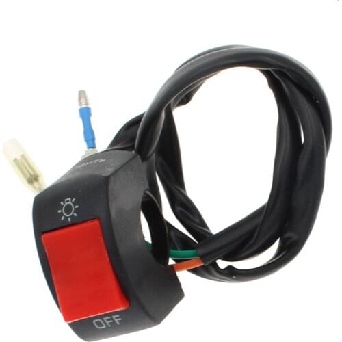 7/8" 22mm Universal Motorcycle Headlight ON/OFF Handlebar Adjustable Mount Button Switch For Lights Refit Accessories