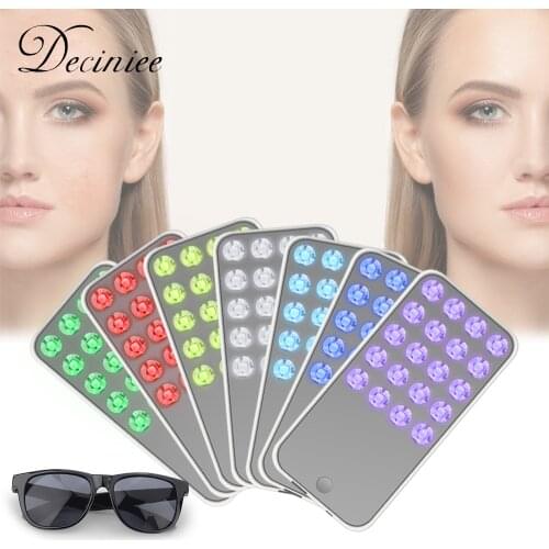 7 Color LED Light Therapy Skin Rejuvenation Device Multifunctional Photont Skin Therapy for Anti Aging Wrinkles Face Skin Care