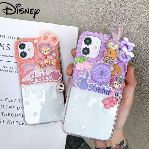 Disney cartoon cute Shirley Mei handmade diy girl mobile phone case for iphone 12 mini/11pro/12pro max/se/xr/7 plus/8p/xs/xs max