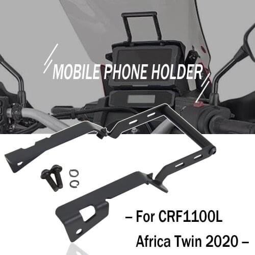 CRF 1100 L new Phone Holder Handle Bar Bracket For Honda CRF1100L Africa Twin 2020 GPS Navigation Mount Bracket Plate accessorie