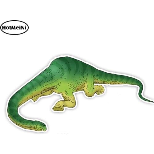 HotMeiNi 5cm x 13cm Animal Long Necked Dragon Personality Car Sticker Decal PVC