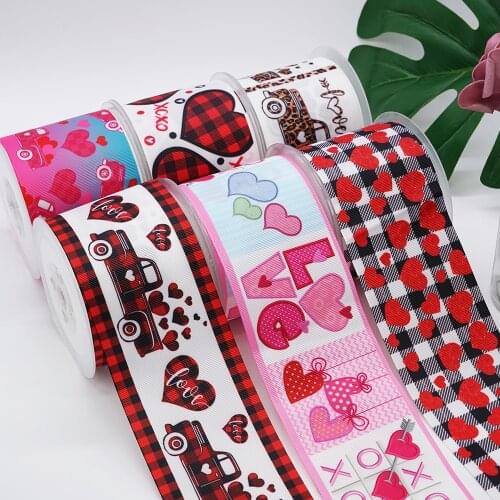 Unicorn Cartoon Printed Grosgrain Ribbon 47790
