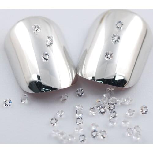 Glass Crystal Micro Diamond 1.3mm 1440pcs/lot Nails Art Mini Rhinestones Accessories Woman Manicure Decorations Wholesale