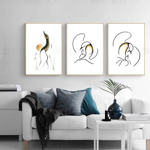 Wall Picture Abstract Minimalist Line Art Canvas Painting Minimalism Wall Art Posters and Prints Home Decoration for Living Room