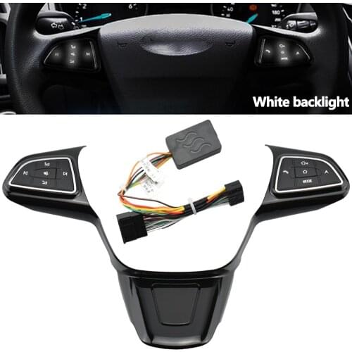 Multifunction Steering Wheel Switch Bluetooth Audio Button For Ford focus 2015 2016 2017 2018
