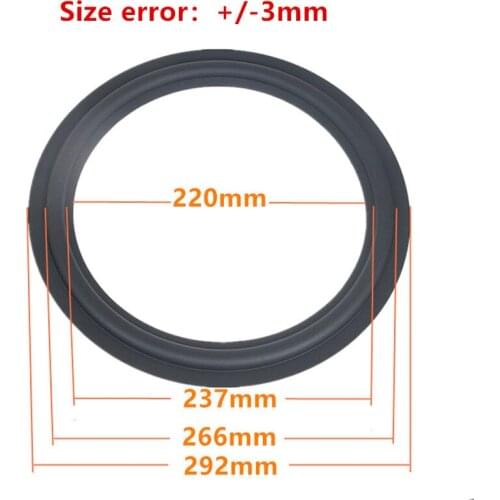 New 10 pcs 12" 12inch Repair woofer / Bass loudspeaker / Speaker Rubber Surrounds (292mm/266mm/237mm/220mm)