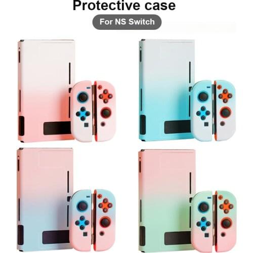 NEW Gamepad Protective Cover Shell Gradient Color Case For Joy Con Controller Housing Full Cover For Nintend Switch Game Console