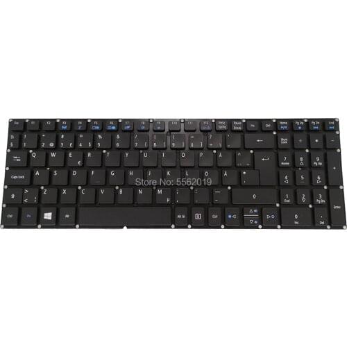 OVY SD BE Backlit keyboard for Acer Aspire R15 R5 571 TG R5-571T black laptops keyboards Swedish Belgian version Surprise price