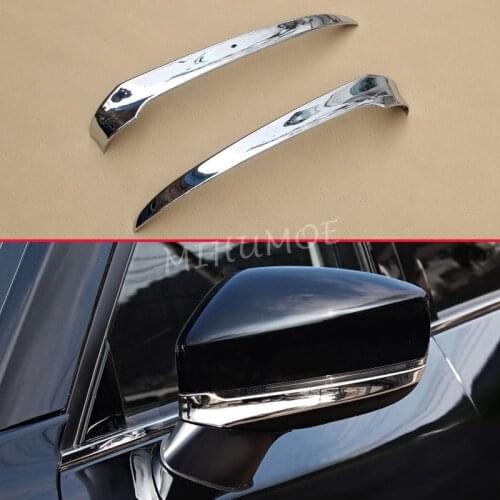 Front + Rear Chrome Fog Light Bumper Reflector Cover For 2017 2018 2019 2020 2021 Mazda CX-5