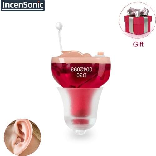 Hearing Aids Digital Audifonos Mini 8-Channels D30 Invisible In Ear Sound Amplifers Adjustable Ear Care Elderly Drop Shipping