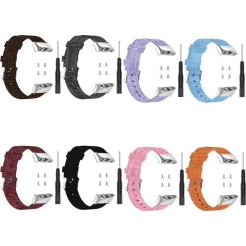 Replacement Nylon Watch Band Wrist Strap for -Garmin Forerunner 45 45S Swim 2 P9YA