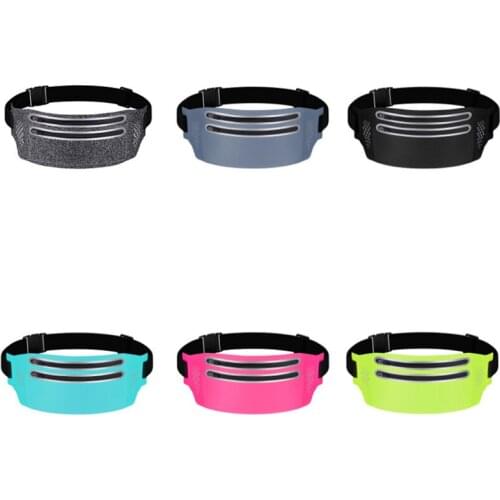 Unisex Waist Bag with Belt Small Size Multifunctional Sports Waist Pack for Women Men 6 Colors