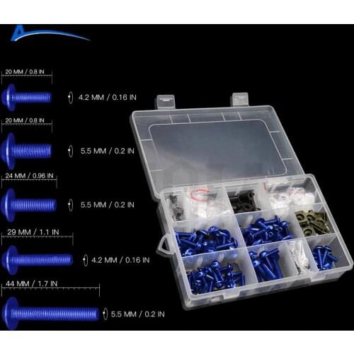 For Ducati Universal Motorcycle Fairing Bolts Kit Screws Accessories 400 MONSTER 620 MONSTER / 620 MTS 695 696 796 MONSTER