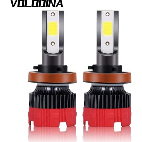 Volodina H4 LED Headlight H1 H7 H8 HB4 HB3 Car LED Light Bulbs 9005 9006 12000LM 50W 6000K White Headlamp Auto Fog Lights 2pcs
